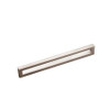 160mm CTC Contemporary Expression Long Hollow Rectangular Pull - Brushed Nickel