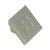 29mm Square Modern Collection Indented Squares Knob - Brushed Nickel