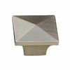 32mm Square Modern Collection Knob - Brushed Nickel