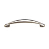 160mm CTC Contemporary Collection Oval Base Pull - Brushed Nickel