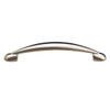 160mm CTC Contemporary Collection Oval Base Pull - Brushed Nickel