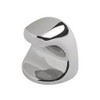 25mm Modern Indented Finger Knob - Chrome