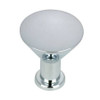 22mm Dia. Urban Collection Flat Round Cone Knob - Polished Chrome