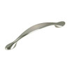 96mm CTC Urban Collection Tapered Ends Bow Pull - Brushed Nickel