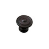 32mm Dia. Rustic Village Expression Ringed Round Knob - Oil Rubbed Bronze