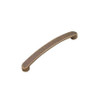 160mm CTC Transitional Village Collection Flat Cabinet Pull - Burnished Brass