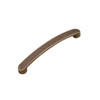 160mm CTC Transitional Village Collection Flat Cabinet Pull - Burnished Brass