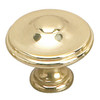 35mm Dia. Classic Provencale Inspiration Collection Round Knob - Brass