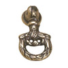 24mm Empire Style Solid Brass Ring Pull - Burnished Brass