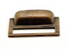32mm CTC Rectangular Slotted Cup Pull - Oxidized Brass