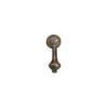 2" Classic Inspiration Brass Pendant Drop Pull - Oxidized Brass