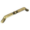 96mm CTC Classic Art Deco Ridged Pull - Satin Bronze