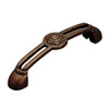 96mm CTC Classic Inspiration Art Deco Style Rustic Slotted Pull - Spotted Bronze