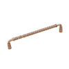 12" CTC Country Style Twist Pull - Antique Copper