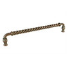 12" CTC Country Style Twist Pull - Antique Copper