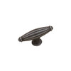 65mm Country Style Barrel T-Bar Knob - Natural Iron