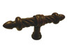 93mm Country Style Twist T-Bar Knob - Rust