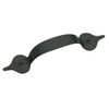 3-1/4" CTC Mission Rustic Country Style Collection Hammered Cabinet Pull - Black