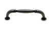 96mm CTC Country Style Pinched Bar Pull - Wrought Iron