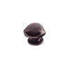33mm Country Style Indented Knob - Wrought Iron