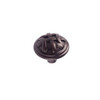 32mm Dia. Country Style Woven Round Knob - Anthracite