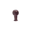 10mm Country Style Collection Stamp Knob - Hammered Rust