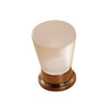 19mm Durohorn Cone Knob - Frosted Clear