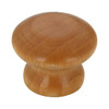 1-7/8" Dia. Country Style Round Wood Knob - Natural
