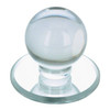 1-7/8" Dia. Transitional Self-Adhesive Round Knob - Clear