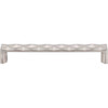 6-5/16" CTC Quilted Pull - Brushed Satin Nickel