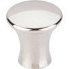 7/8" Dia. Oculus Round Knob Small - Polished Nickel