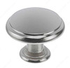 30mm Dia. Transitional Expression Round Knob - Nickel