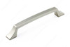 160mm CTC Transitional Ramp Cabinet Pull - Nickel