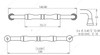 128mm CTC Classic Bamboo Pull - Antique Nickel