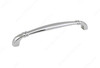 160mm CTC Classic Art Deco Banded Bow Pull - Chrome