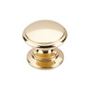 1-1/4" Dia. Ray Knob - Polished Brass