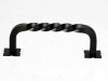 3-3/4" CTC Twist D-Pull w/Backplates - Oil-rubbed Bronze