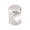 3/4" Dia. Indent Knob - Polished Nickel