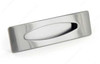 96mm CTC Expression Style Rectangular With Oval Recess Pull - Brushed Nickel