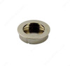 60mm CTC Expression Style Recessed Circle Pull - Nickel