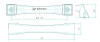 128mm CTC Deco Inspiration Pull - Graphite