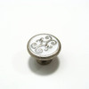 30mm Dia. Inspiration Collection Delicate Curls Pattern Round Knob - Faux Iron