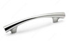 128mm CTC Tapered Middle Bar Pull - Chrome