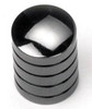 5/8" Delano Cylinder Knob - Black Nickel