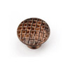 1-1/4" Dia. Cross-Hatch Knob - Venetian Bronze