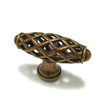 58mm Country Style Birdcage T-Knob - Regency Brass