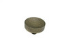 38mm Dia. Country Style Solid Bronze Indented Round Knob - Pewter Bronze