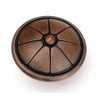 1-1/2" Dia. Flower Knob - Rust