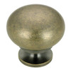 1-1/4" Dia. Urban Expression Round Knob - Burnished Brass