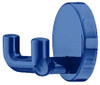 50mm Dia. Hewi Wall-mounted Double Hook - Steel Blue